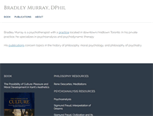 Tablet Screenshot of bradleymurray.ca